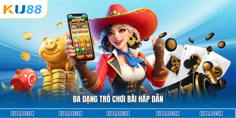 Đa dạng trò chơi bài hấp dẫn