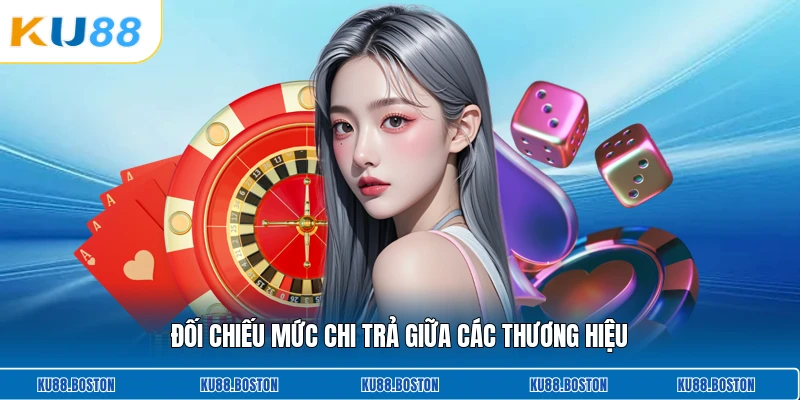 Đối chiếu mức chi trả giữa các thương hiệu