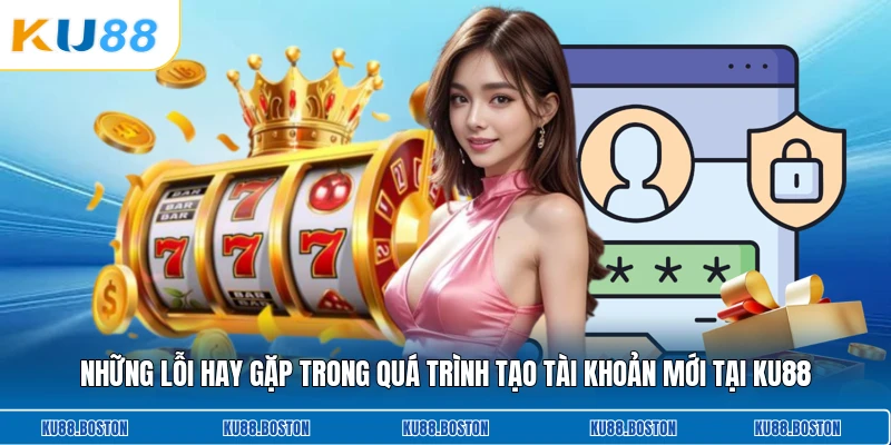 Những lỗi hay gặp trong quá trình tạo tài khoản mới tại KU88