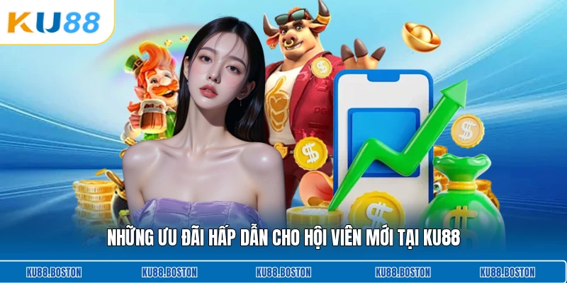 Những ưu đãi hấp dẫn cho hội viên mới tại KU88